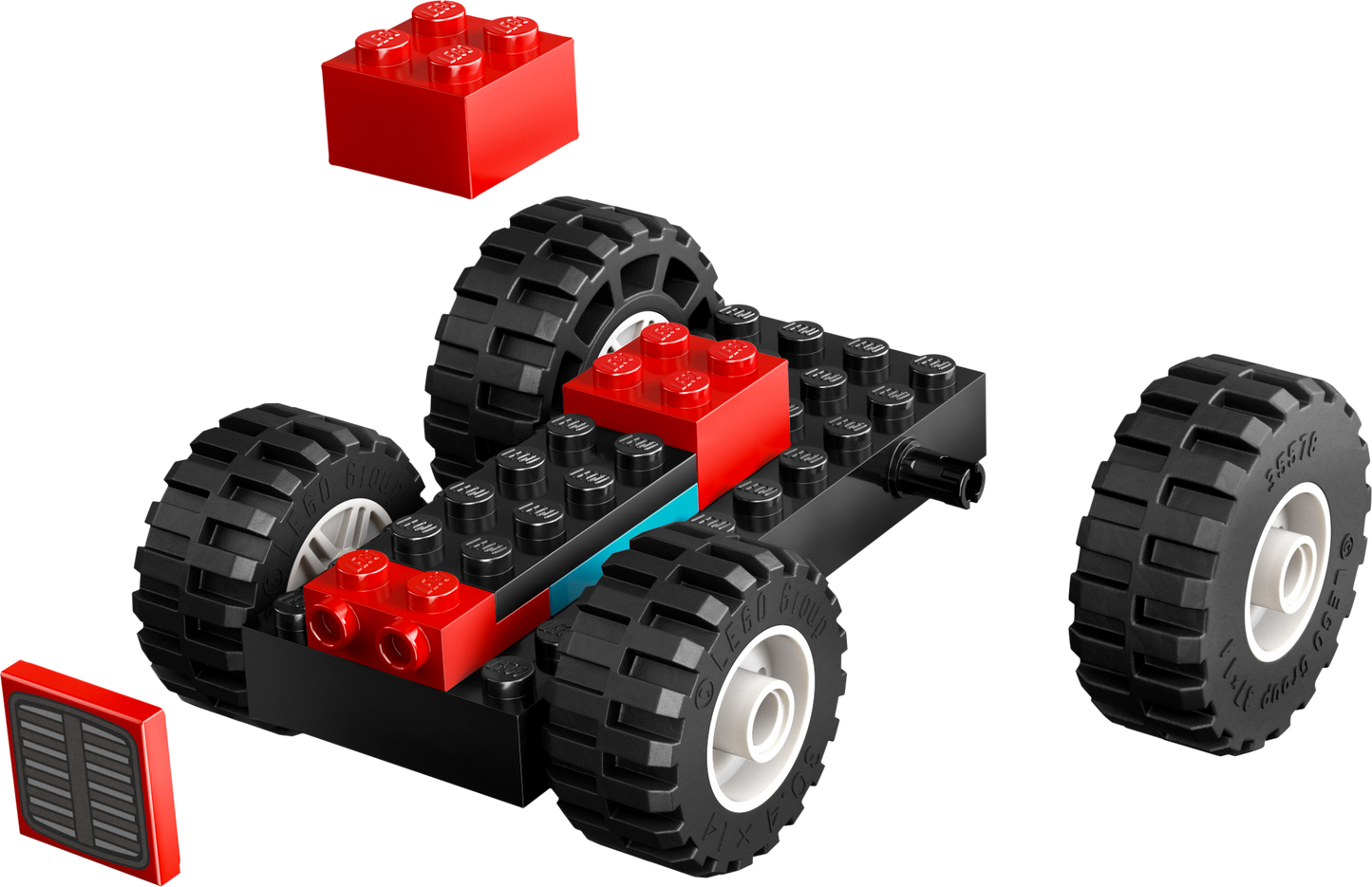 LEGO 60461 Red Farm Tractor with Trailer