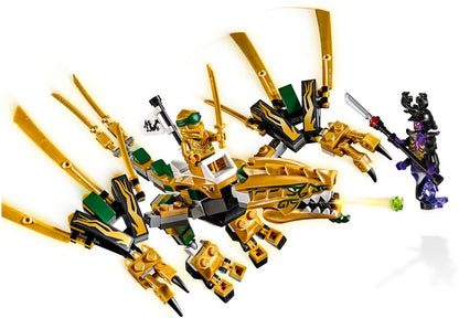 LEGO Gouden Draak met Ninja Lloyd 70666 Ninjago