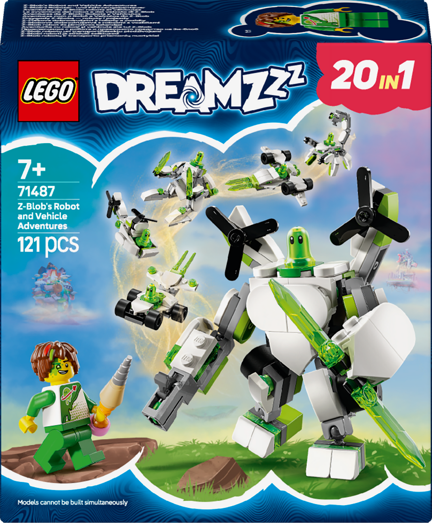 LEGO Z-Blobs robot & vehicle adventure 71487 Dreamzzz