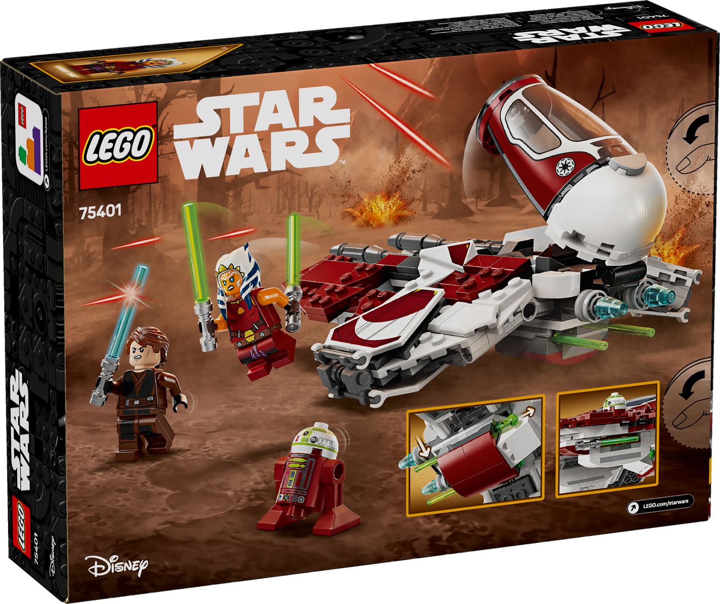 LEGO The Ahsoka Tano's Jedi Interceptor 75401 StarWars