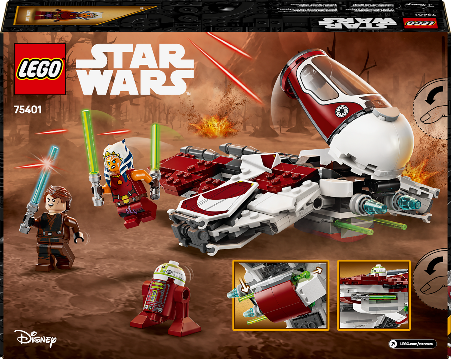 LEGO The Ahsoka Tano's Jedi Interceptor 75401 StarWars