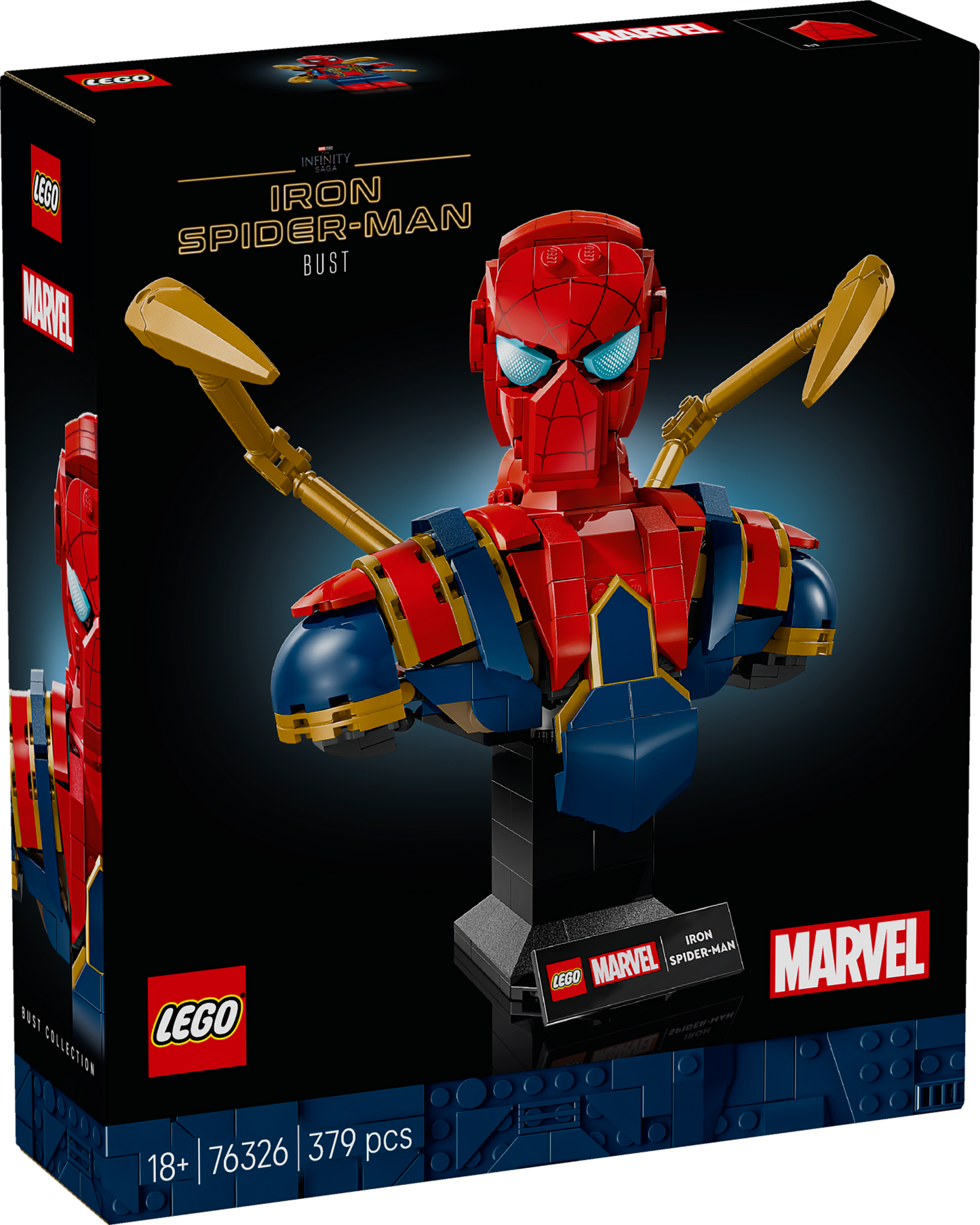 LEGO Iron Spider-Man bust 76326 Superheroes