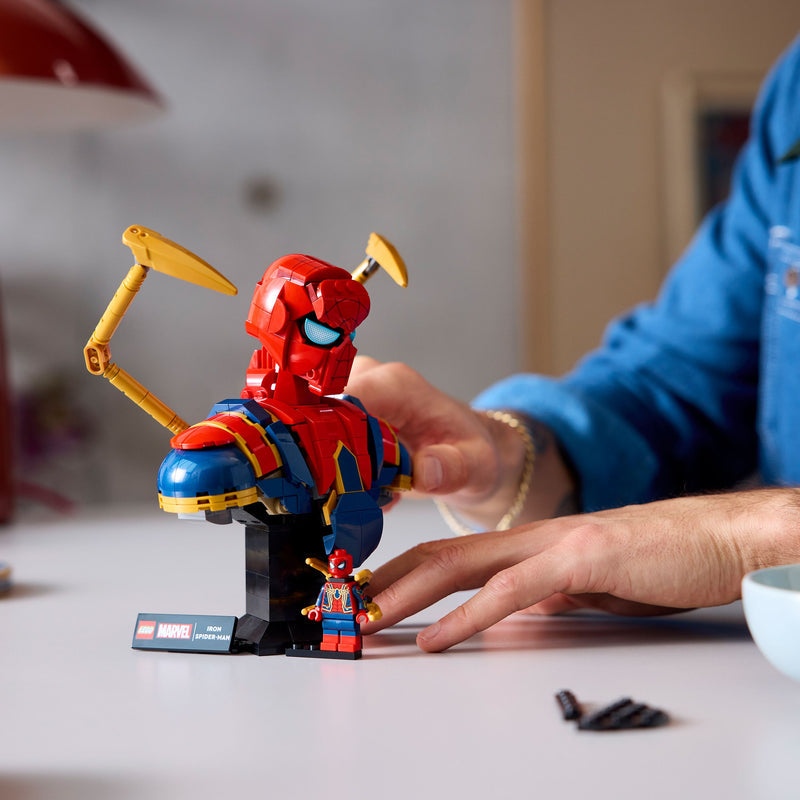 LEGO Iron Spider-Man buste 76326 Superheroes