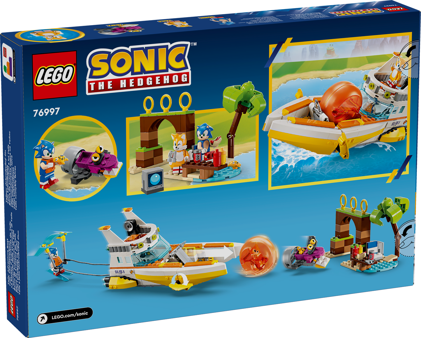 LEGO Tails' avonturenboot 76997 Sonic