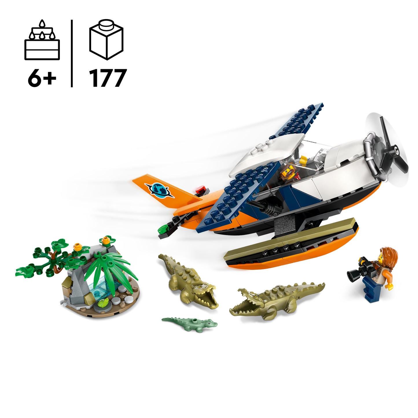 LEGO Jungle Explorers: Seaplane 60425 City