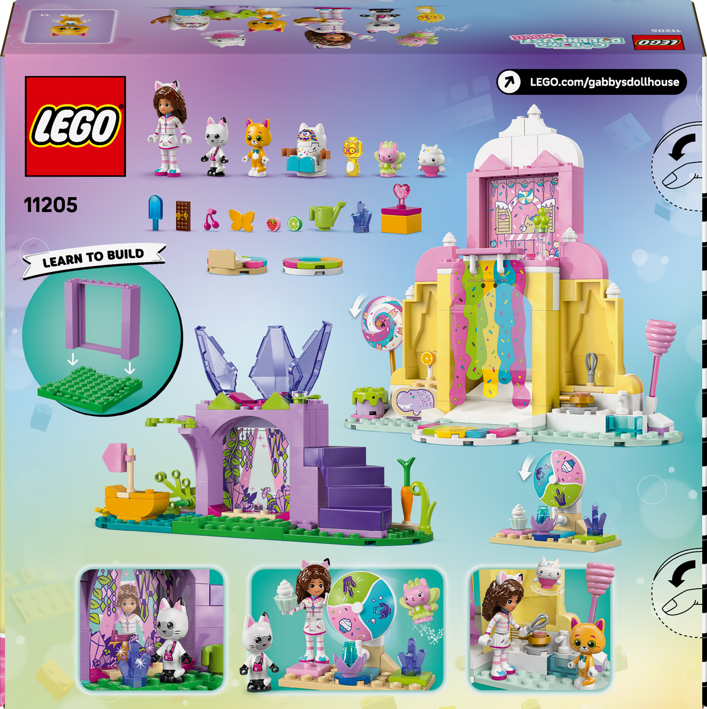 LEGO Snoepjesberg en kittentuin 11205 Gabby's Dollhouse