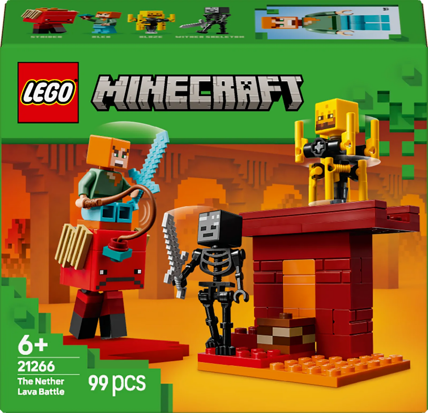 LEGO The Nether Lava Battle 21266 Ninjago