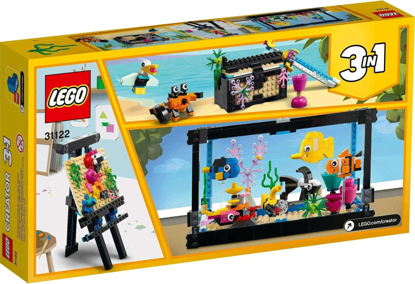 LEGO Aquarium met vissen 31122 Creator