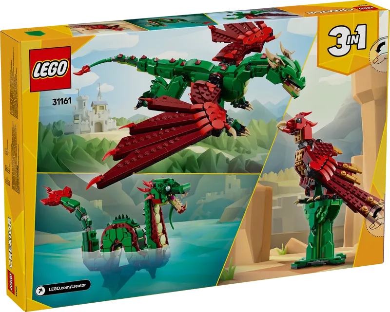LEGO Medieval Dragon 31161 Creator 3-in-1