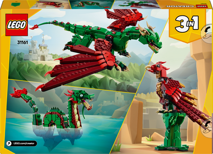 LEGO Medieval Dragon 31161 Creator 3-in-1 (Pre-Order: January 2025)