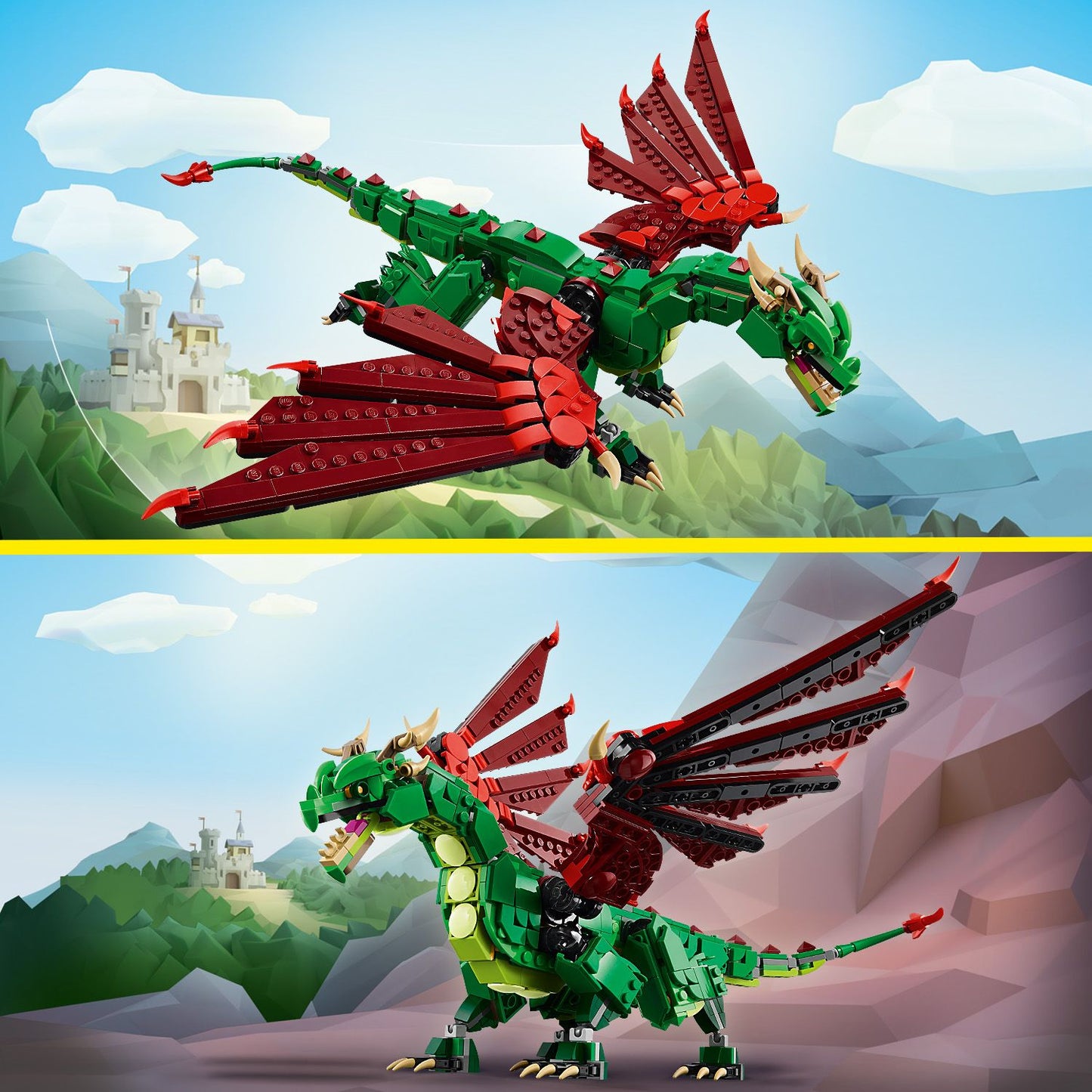 LEGO Medieval Dragon 31161 Creator 3-in-1 (Pre-Order: January 2025)