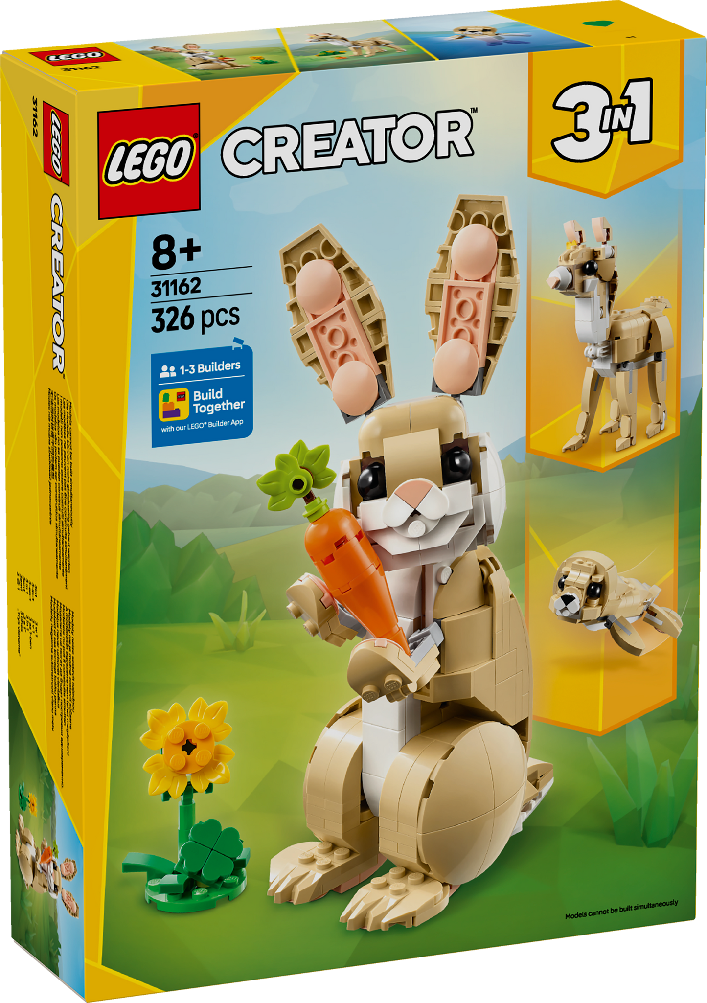 LEGO Cute Bunny 31162 Creator 3-in-1 (Pre-Order: January 2025)