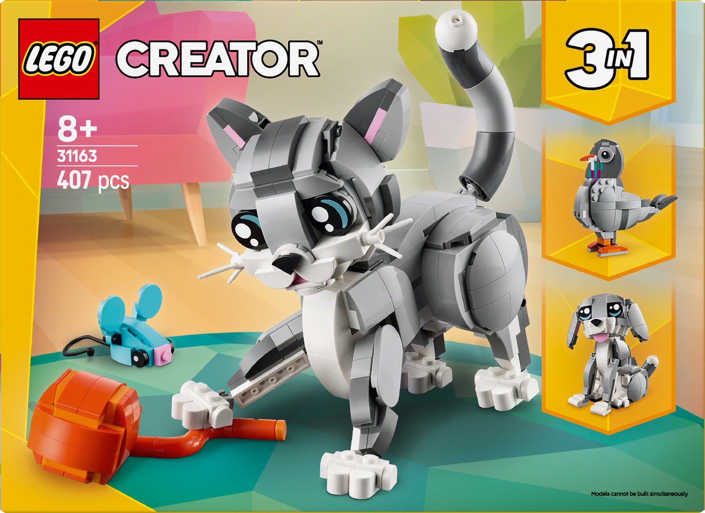 LEGO Playful Cat 31163 Creator 3-in-1 (Pre-Order: January 2025)