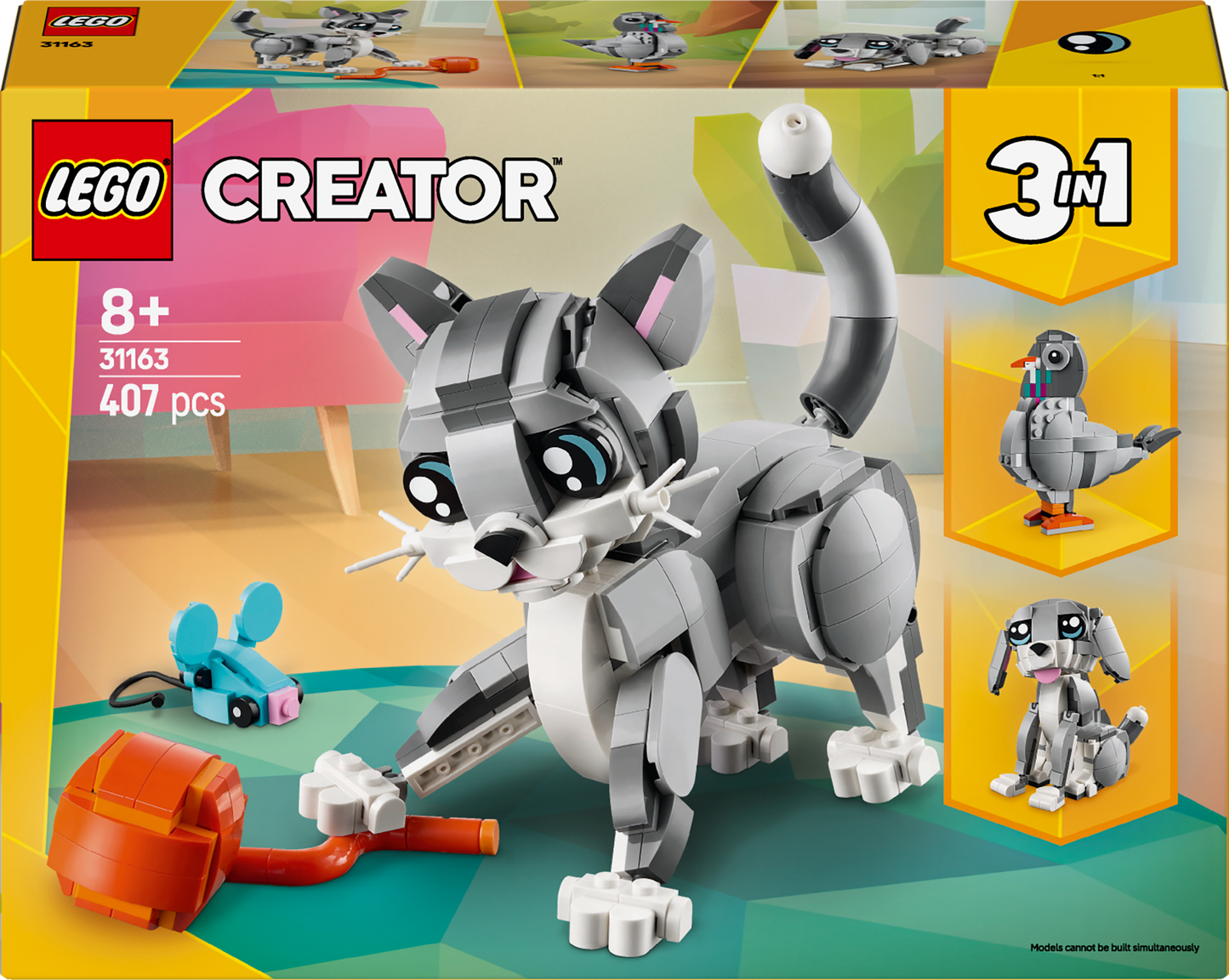 LEGO Playful Cat 31163 Creator 3-in-1 (Pre-Order: January 2025)