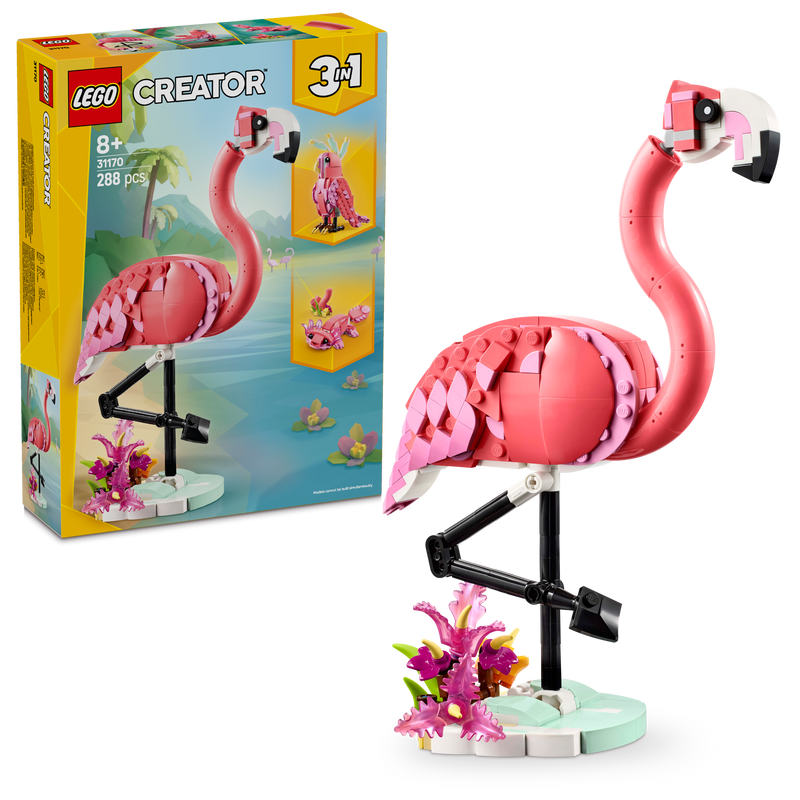 LEGO Wild Animals Pink Flamingo 31170 Creator (Pre-Order: March 2025)