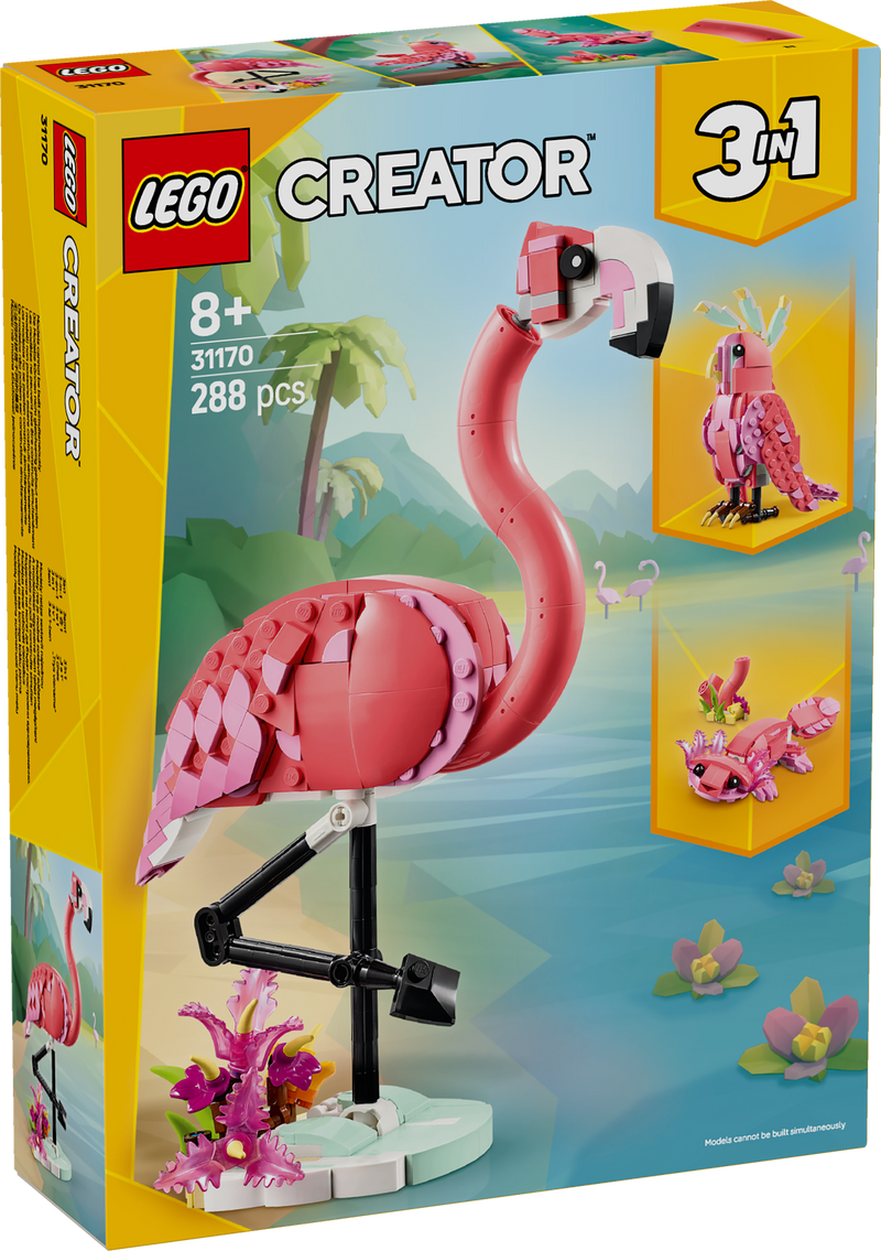 LEGO Wild Animals Pink Flamingo 31170 Creator (Pre-Order: March 2025)