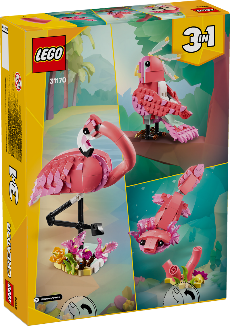 LEGO Wild Animals Pink Flamingo 31170 Creator (Pre-Order: March 2025)