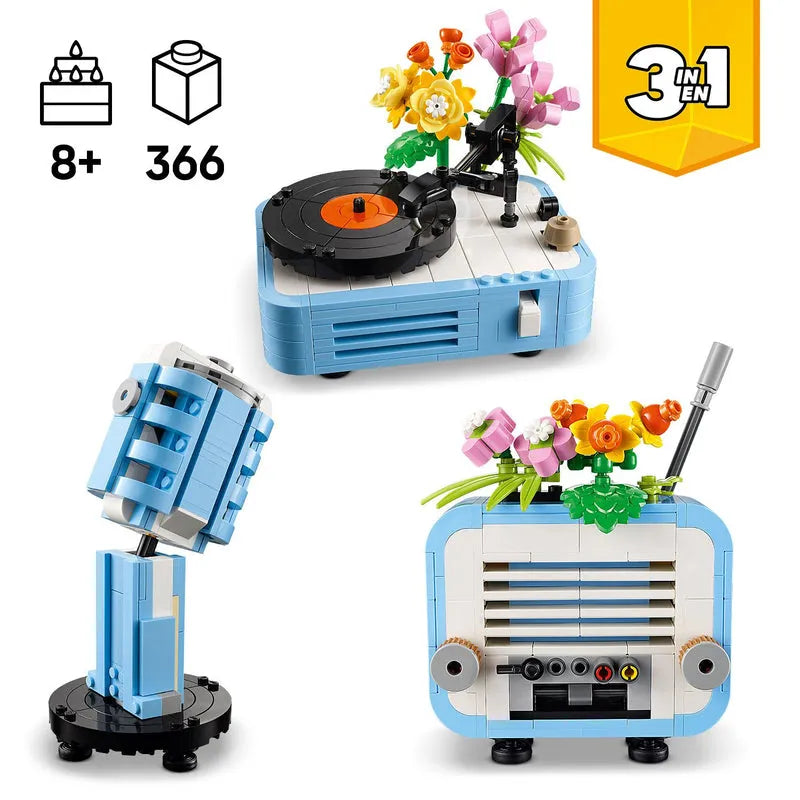LEGO Platenspeler met bloemen 31172 Creator