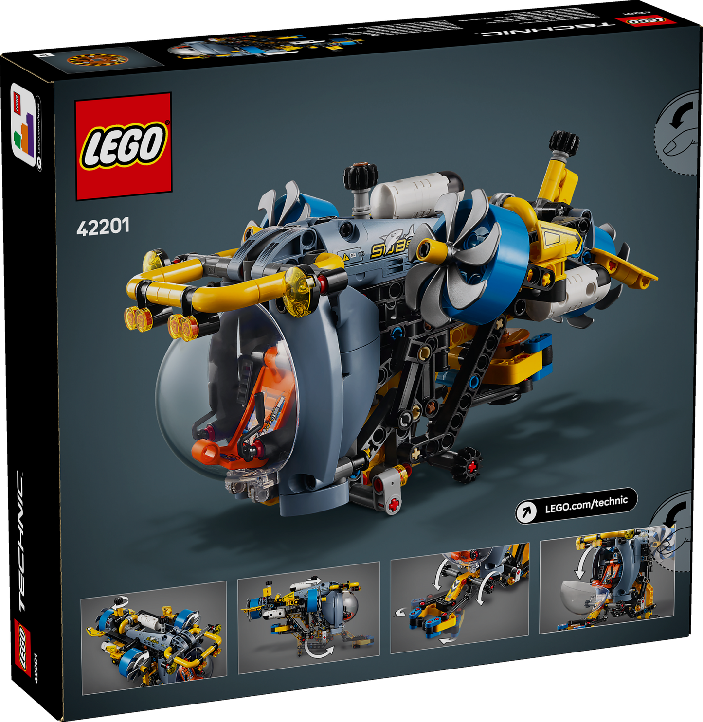 LEGO Deep Sea Submarine 42201 Technic (Pre-Order: January 2025)