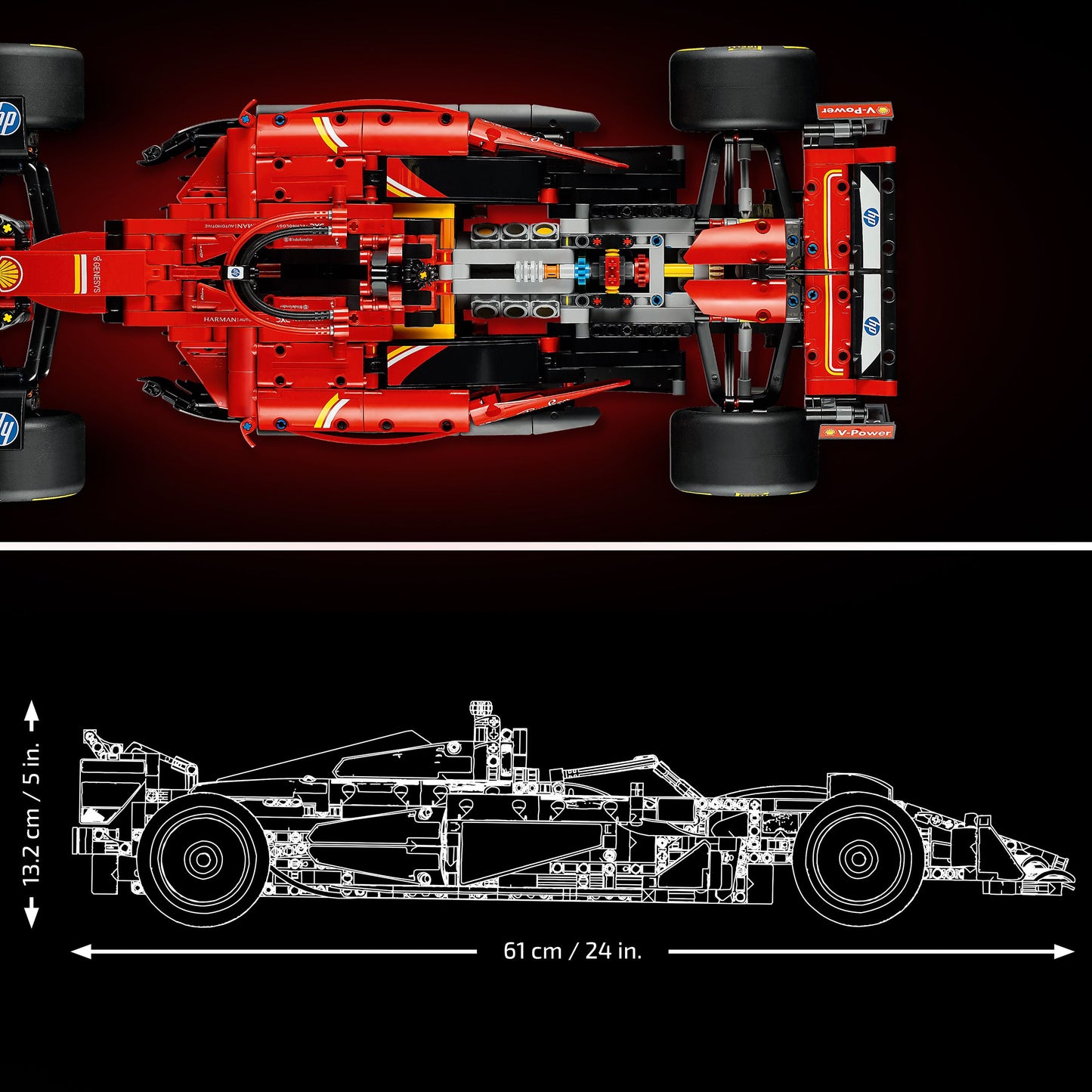 LEGO Formula 1 car 42207 Ferrari SF24 Technic (Delivery: March 2025)