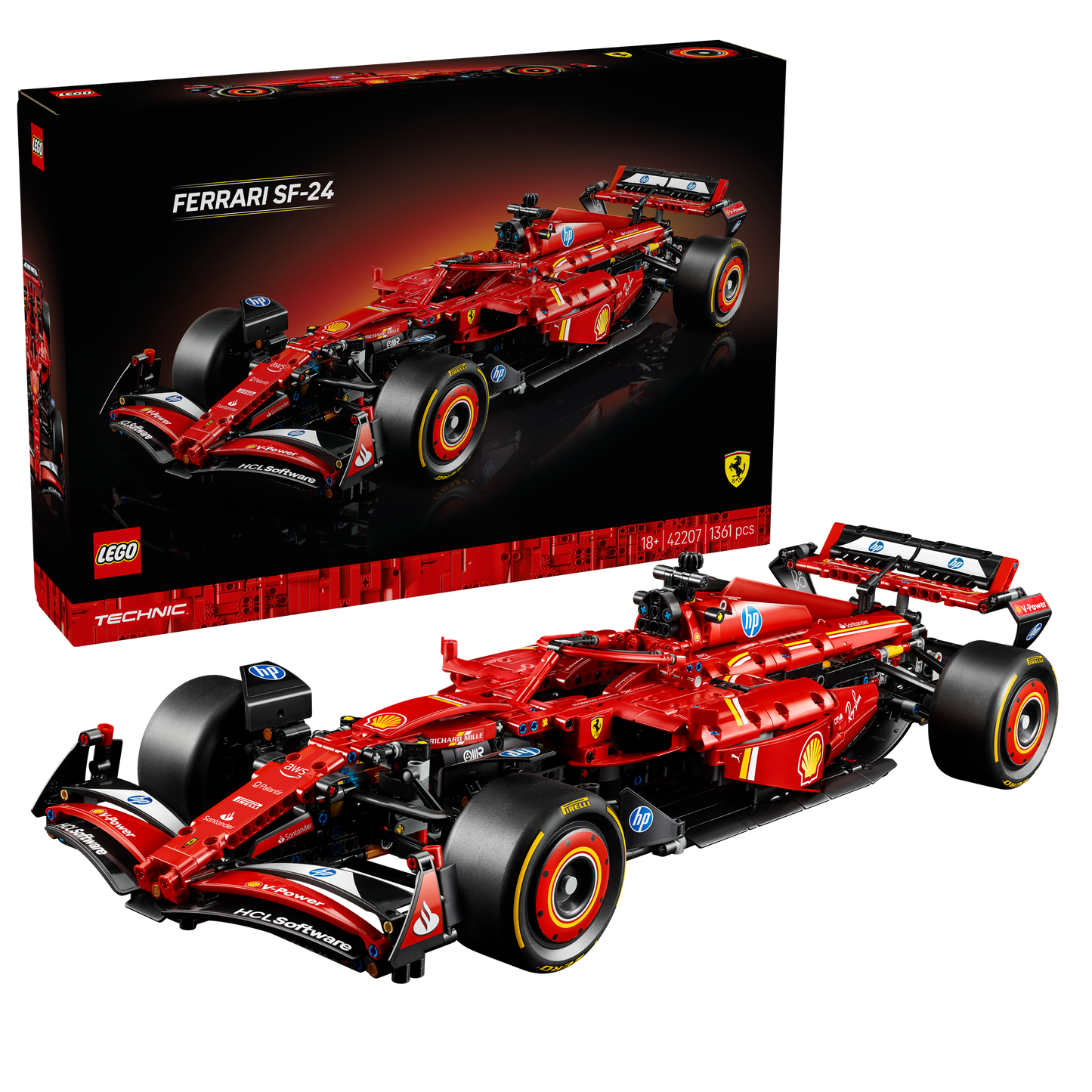 LEGO Formula 1 car 42207 Ferrari SF24 Technic (Delivery: March 2025)