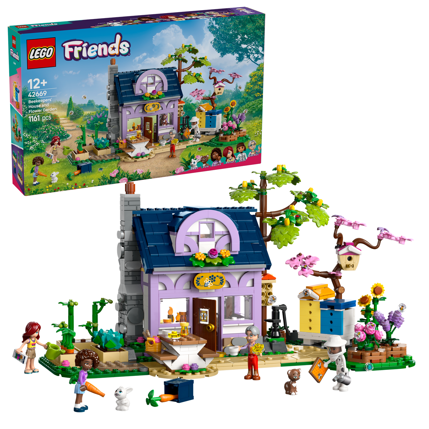 LEGO Beekeeping House and Flowers 42669 Friends (Pre-Order: January 2025)