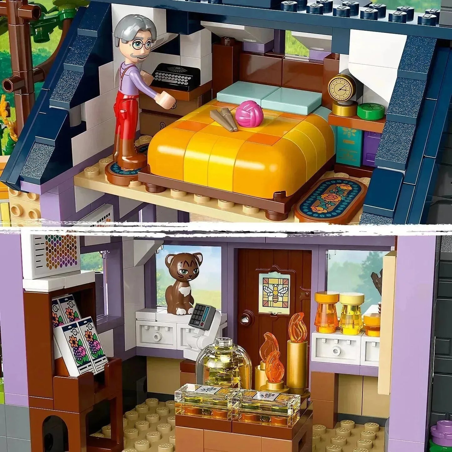 LEGO Imkerhuis en bloemen 42669 Friends
