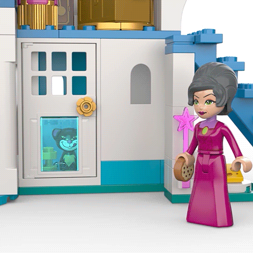 LEGO Het Disney kasteel van Assepoester en de knappe prins 43206 Disney
