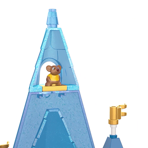 LEGO Het Disney kasteel van Assepoester en de knappe prins 43206 Disney