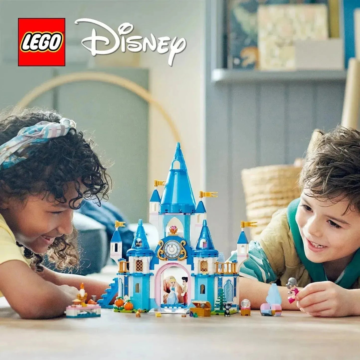 LEGO Het Disney kasteel van Assepoester en de knappe prins 43206 Disney