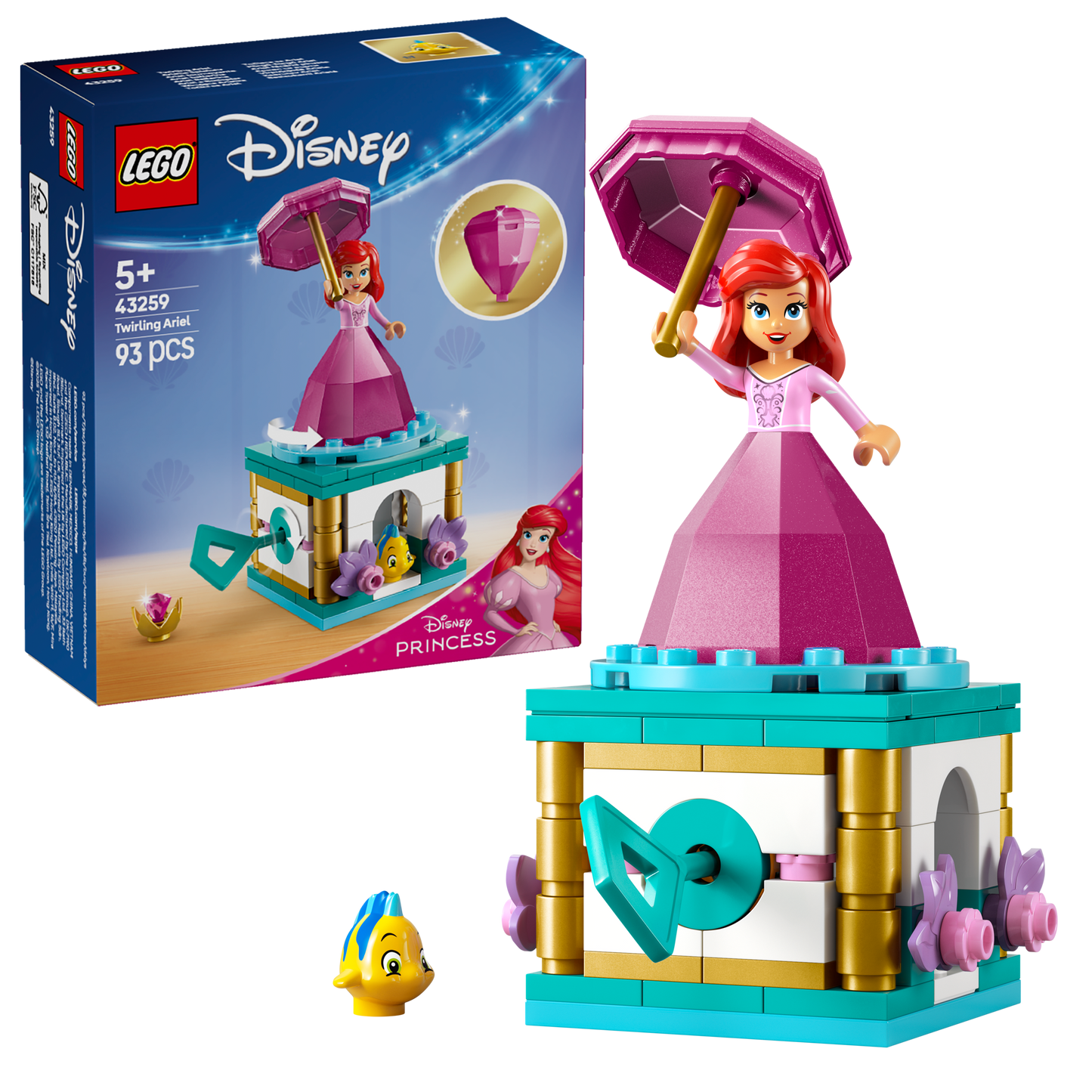 LEGO Spinning Ariel 43259 Disney (Pre-Order: January 2025)