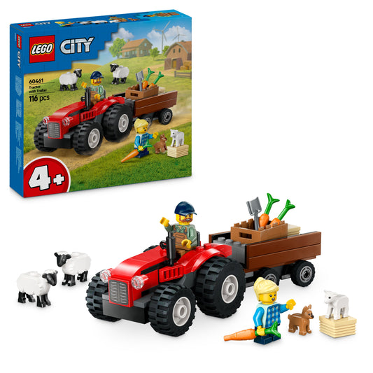 LEGO Red Tractor with Trailer and Sheep 60461 (Pre-Order: January 2025)