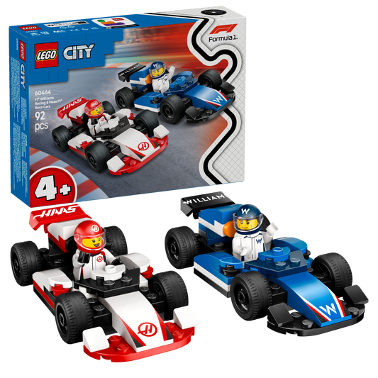 LEGO  F1 Williams Racing & Haas Formule 1 auto's 60464 City (Levering: januari 2025)