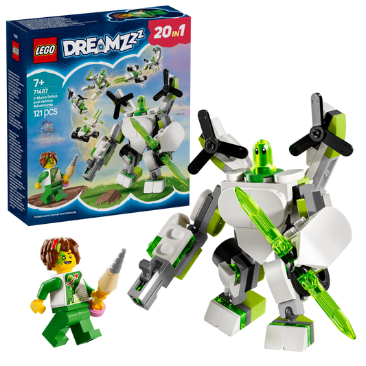 LEGO Z-Blobs robot- & voertuig avontuur 71487 Dreamzzz (Pre-Order: januari 2025)