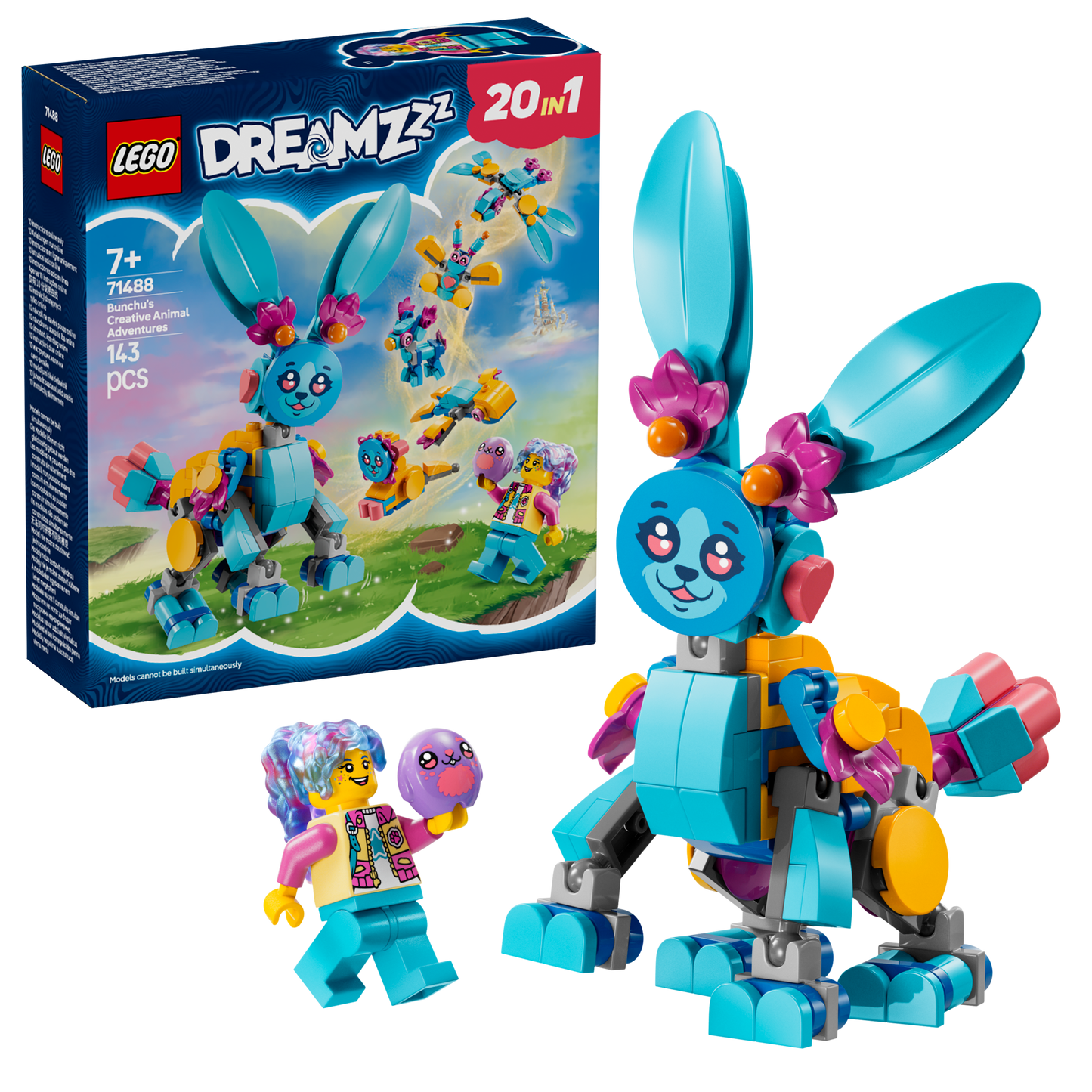 LEGO Bunchu'c creatieve dieren avonturen 71488 Dreamzzz (Pre-Order: januari 2025)