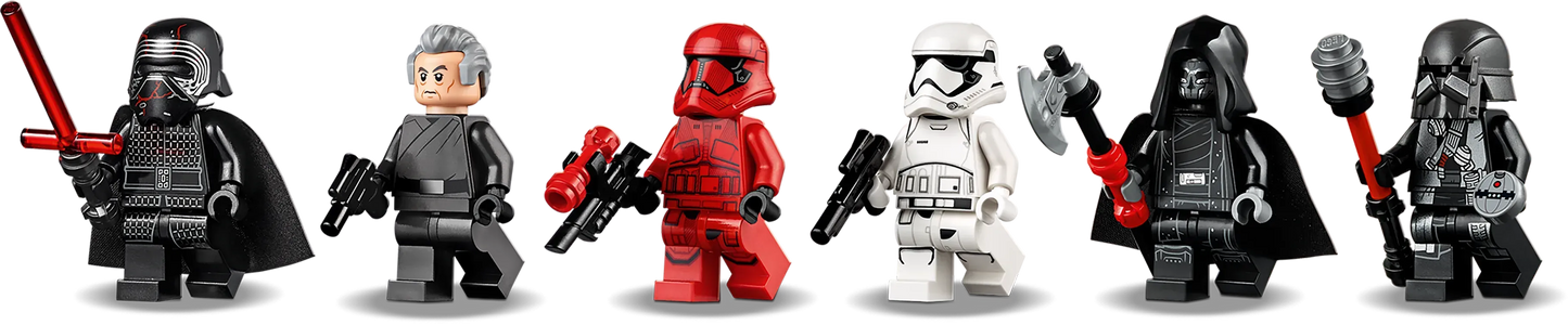 LEGO Kylo Ren's shuttle inclusief Kylo Ren, Pryde, Sith, Troopers en Knights 75256 StarWars