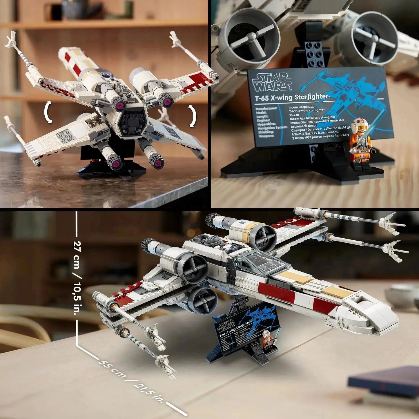 LEGO The X-Wing Fighter from Luke Skywalker 75355 StarWars