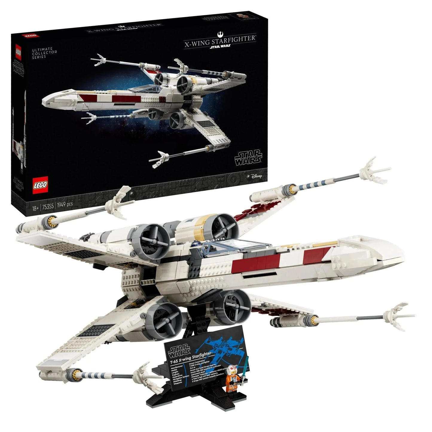 LEGO The X-Wing Fighter from Luke Skywalker 75355 StarWars