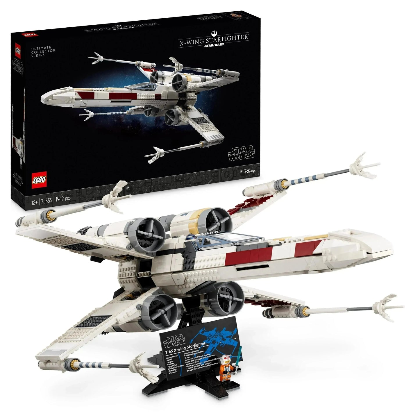 LEGO The X-Wing Fighter from Luke Skywalker 75355 StarWars