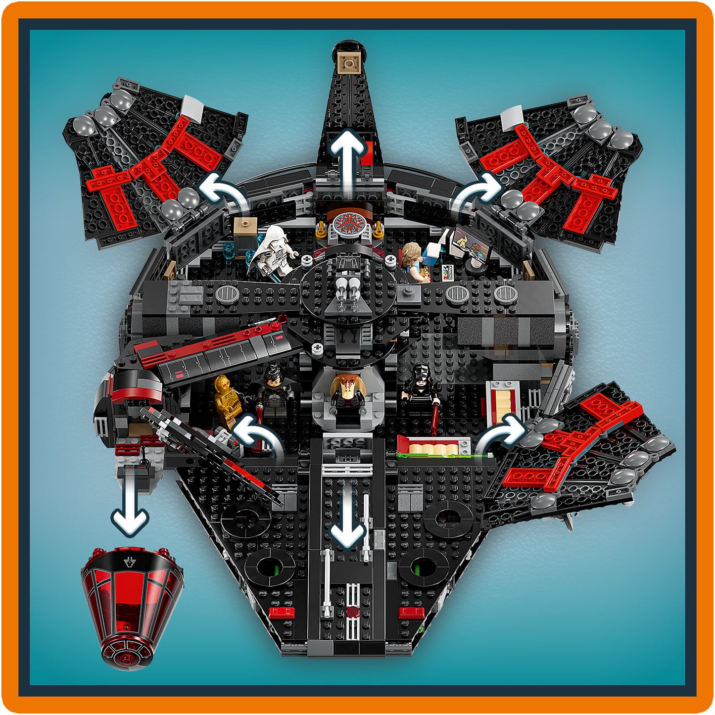 LEGO The Dark Falcon 75389 StarWars (Pre-Order 8 augustus)