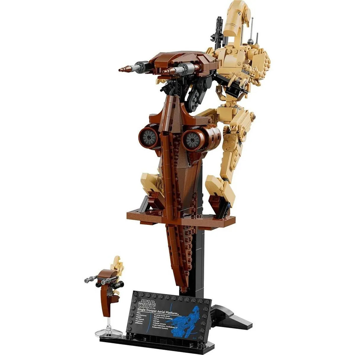 LEGO B1 Battle Droid met STAP 75428 StarWars