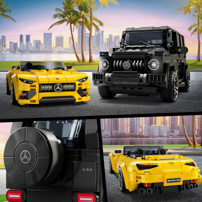 LEGO Mercedes-AMG GT Roadster 2024 &amp; AMG G 63 76924 Speedchampions