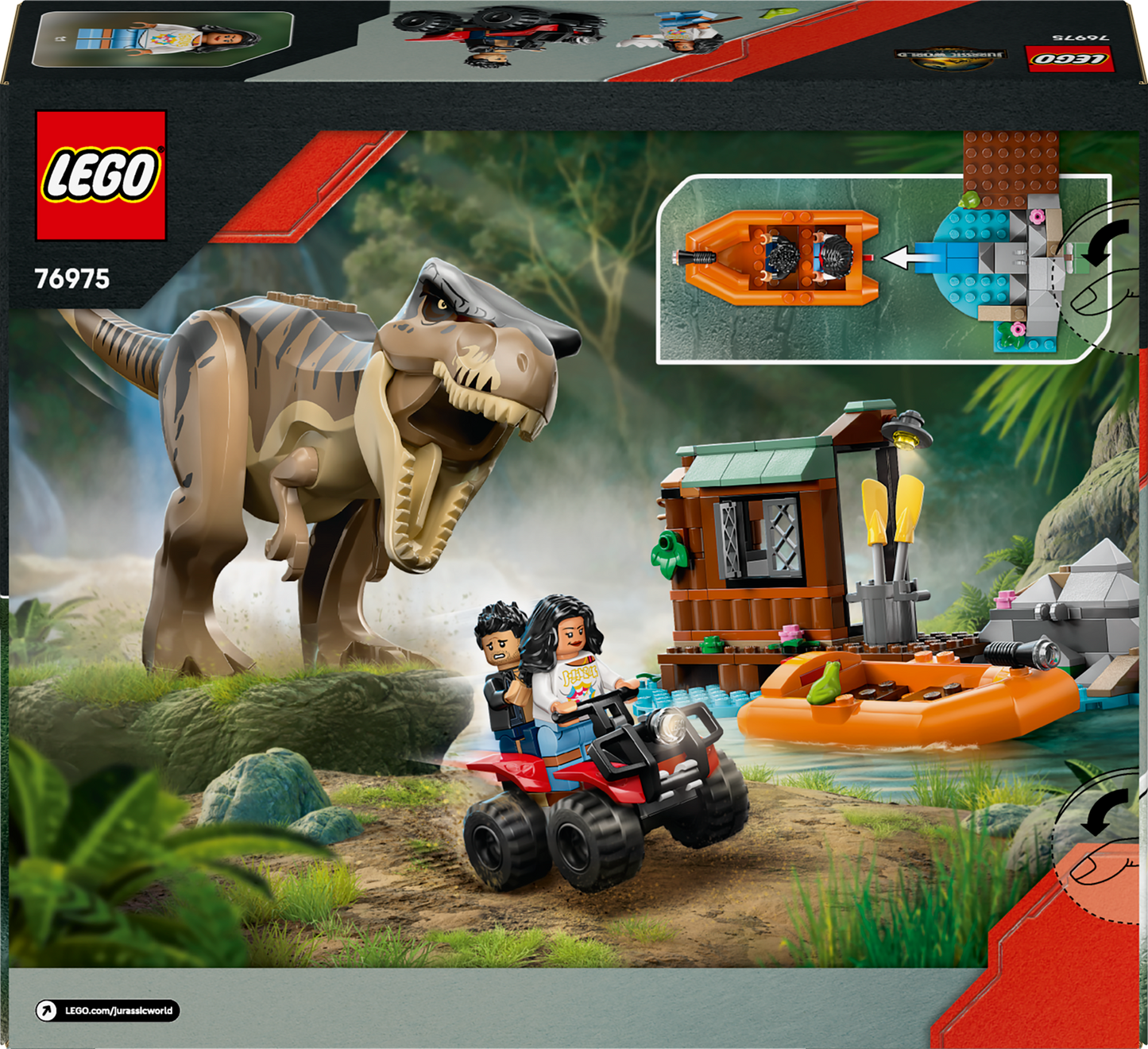 LEGO T. rex rivierontsnapping 76975 Jurassic World