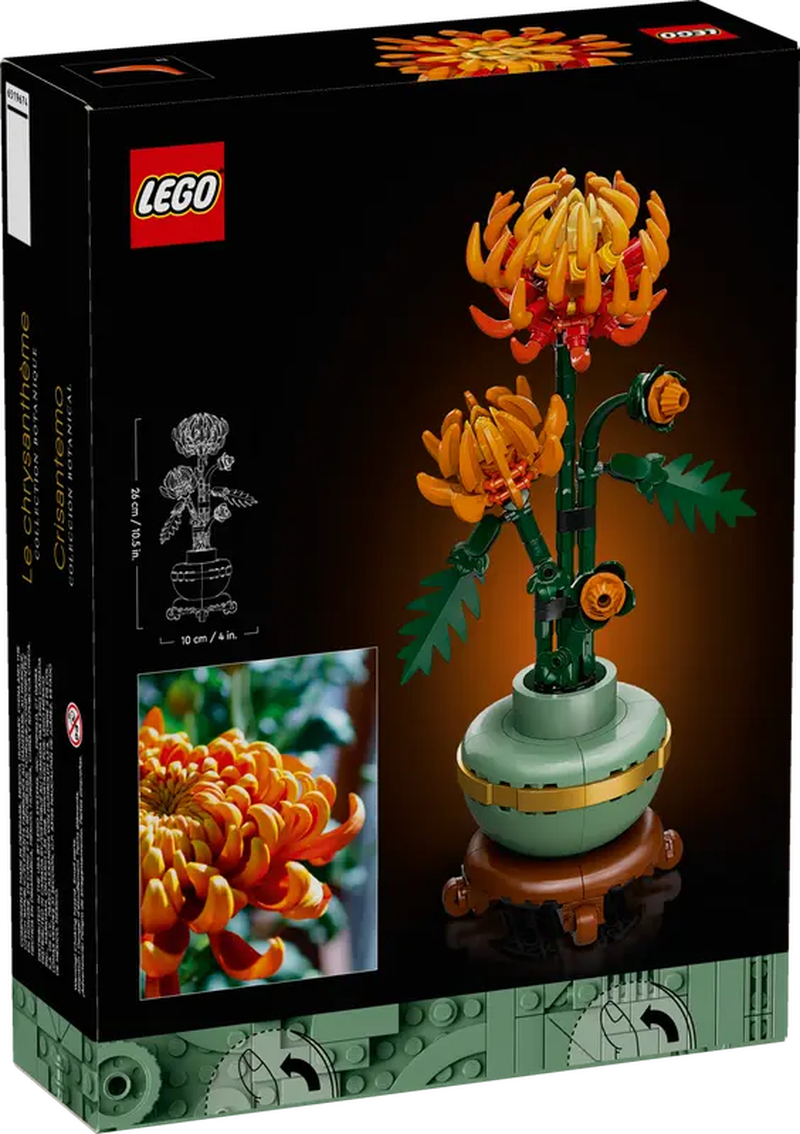 Bouw een prachtige LEGO® Chrysant (10368) met deze botanische set!