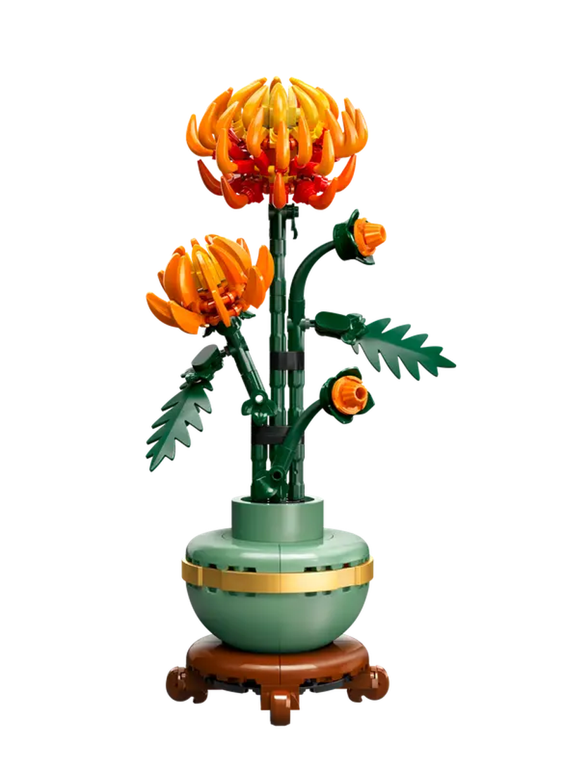 Bouw een prachtige LEGO® Chrysant (10368) met deze botanische set!