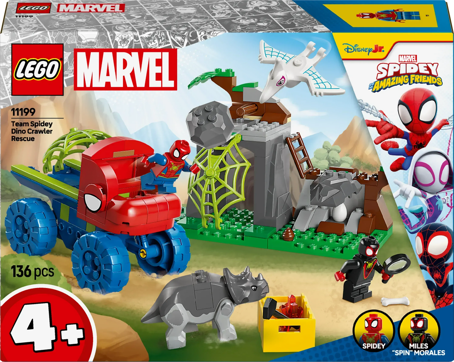 LEGO Reddingsmissie in de Dino Truck 11199 Spiderman