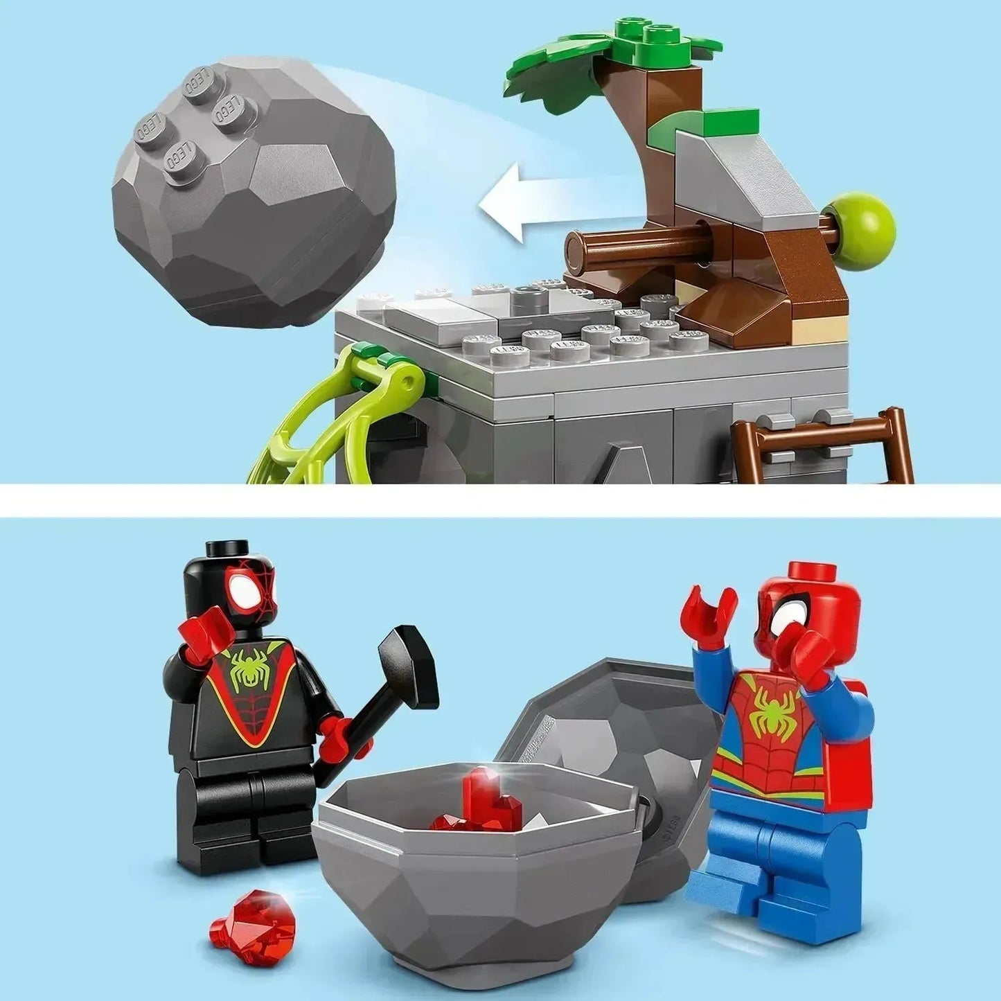 LEGO Reddingsmissie in de Dino Truck 11199 Spiderman