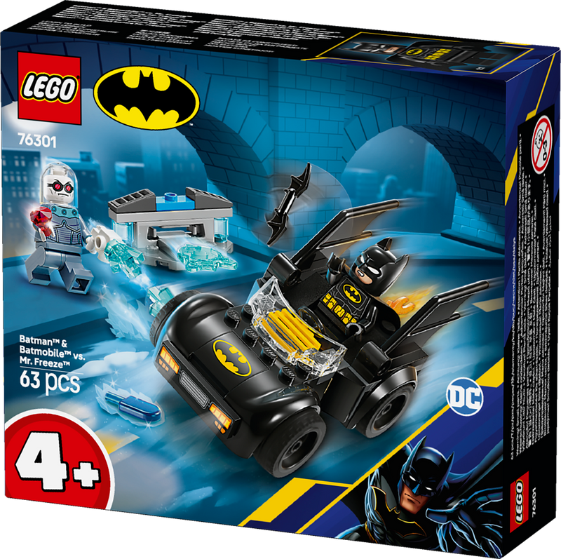 LEGO Batman &amp; Batmobile Vs Mr. Freeze 76301 Batman (Delivery: January 2025)