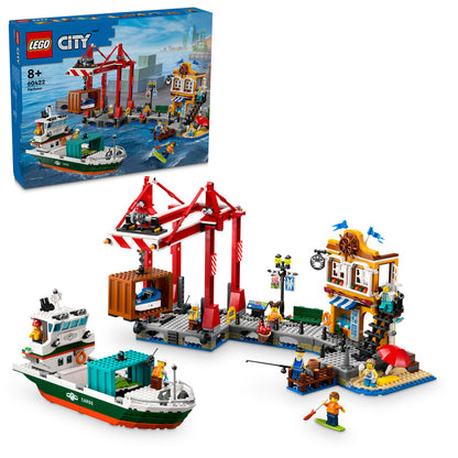 LEGO Haven met vrachtschip 60422 City