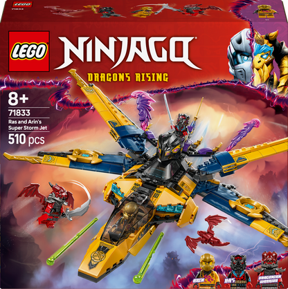 LEGO Ras &amp; Arin's Super Storm Plane 71833 Ninjago (Pre-Order: January)